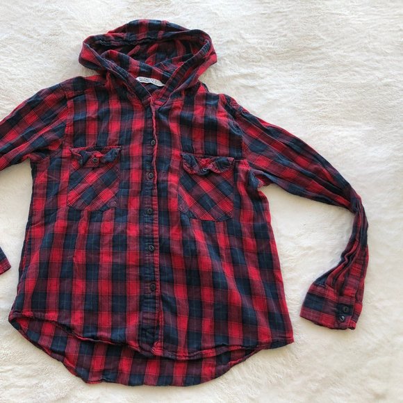π3 for $15π Comfy Hooded Flannel - Picture 4 of 12